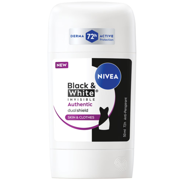 Nivea Stick Women Black&white Invisible Authentic 50ml 5buc/set 15/bax