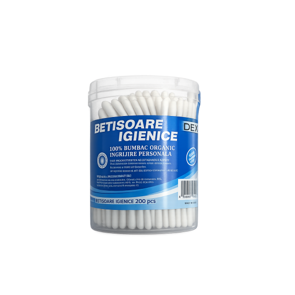 Dex Betisoare Urechi Bio 100buc 12/set