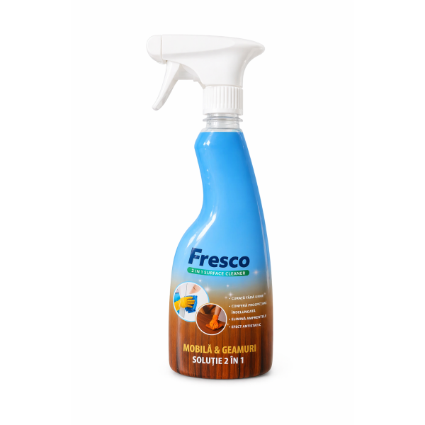 Fresco Solutie 2in1 Mobila&geamuri 500ml 12/bax