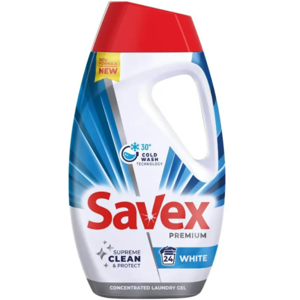 Savex Detergent Lichid White 1.08l 6/bax