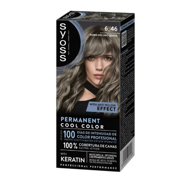 Syoss Color  Vopsea Par 6-46 Blond Cenusiu Inchis 3/set 36/bax