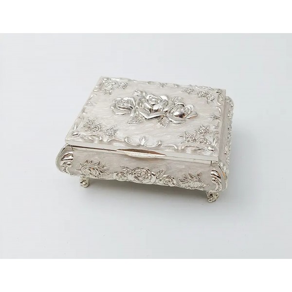 Ld Caseta Metal Argintie