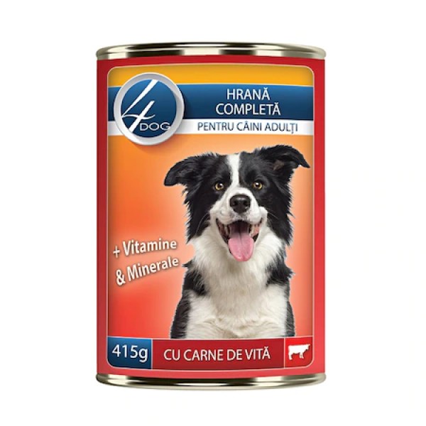 4dog Hrana Umeda Caini Vita Conserva 415gr 24/bax