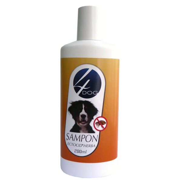 4dog Sampon Pentru Caini Antiparazitar 200ml 24/bax
