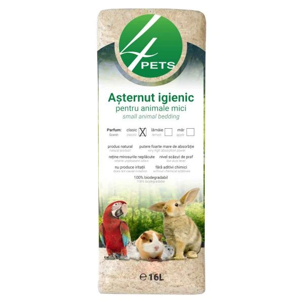 4pets Asternut Igienic Talas Clasic Animale Mici 16l