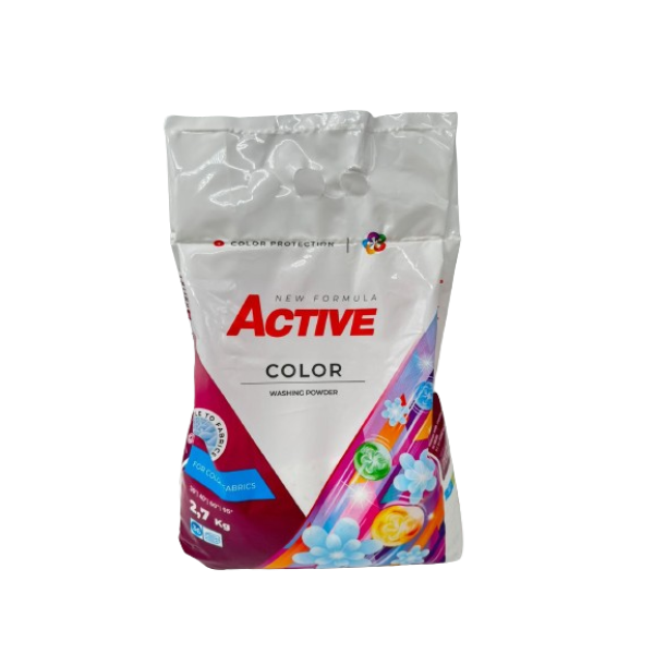 Active Detergent Pudra Color 36 Spalari 2.7kg 6/bax