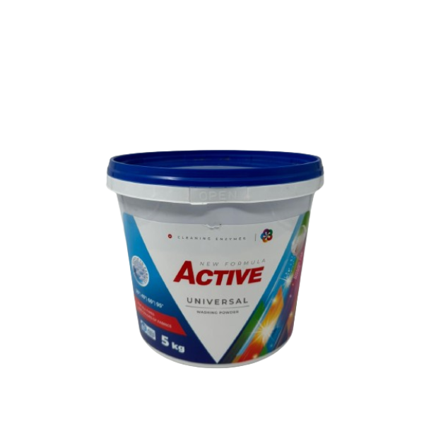 Active Detergent Pudra Universal Galeata 65 Spalari 5kg