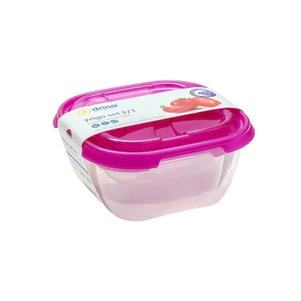 Agora Cutie Alimente Frigo Plus 0.5l/1l/2l 3buc/set (10229)