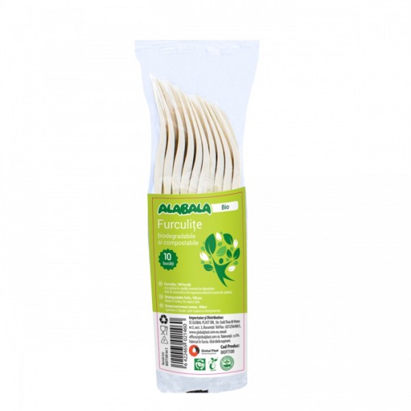 Alabala Bio Furculite 10buc/set 100set/bax