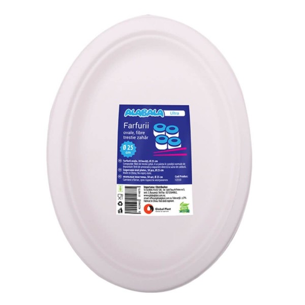 Alabala Bio Platouri Ovale 10buc/set 50/bax