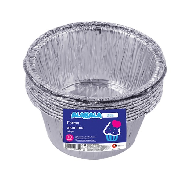 Alabala Ultra Forme Briose Aluminiu 10buc/set