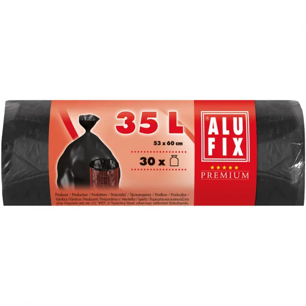 Alufix Basic Saci Menaj 35l 30buc/rola 40/bax Alufix Basic Saci Menaj 35l 30buc/rola 40/bax