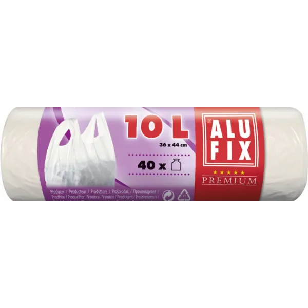 Alufix Premium Saci Menaj 10l 40buc/rola 24/bax Alufix Premium Saci Menaj 10l 40buc/rola 24/bax