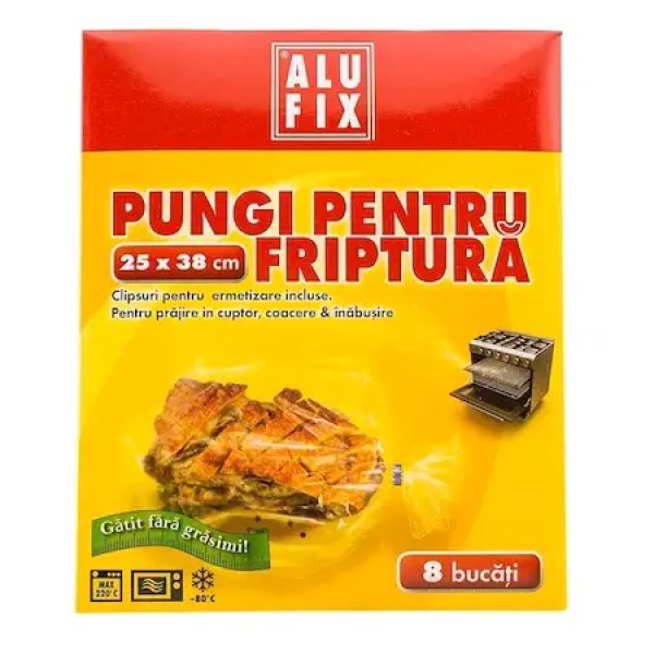 Alufix Pungi Friptura 25*38cm 20/bax