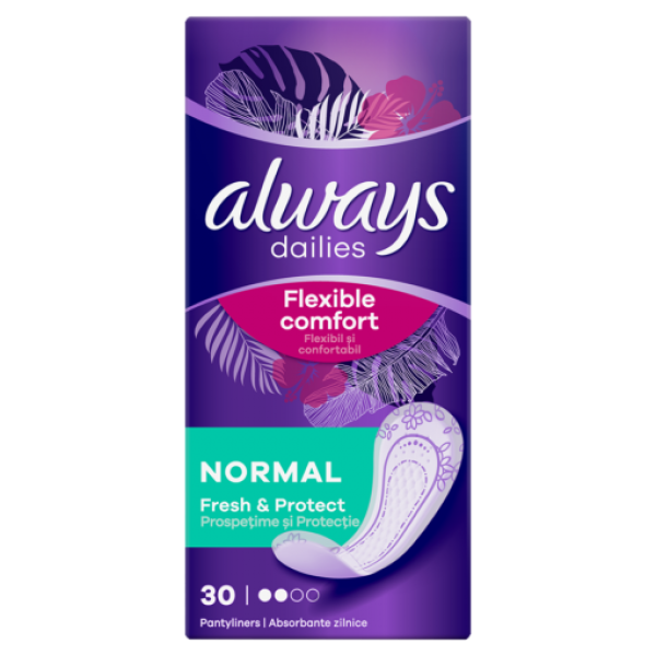 Always Absorbante Platinum Zilnice Normale 30buc/set 15/bax