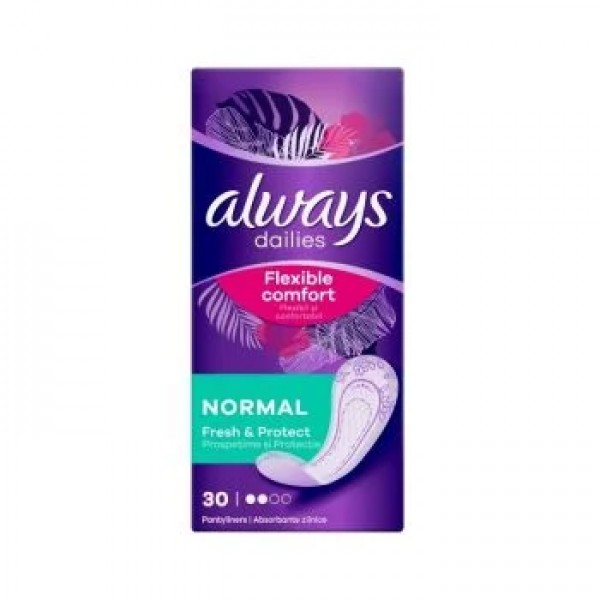 Always Absorbante Platinum Zilnice Normale Fresh Scent 30buc/set 10/bax