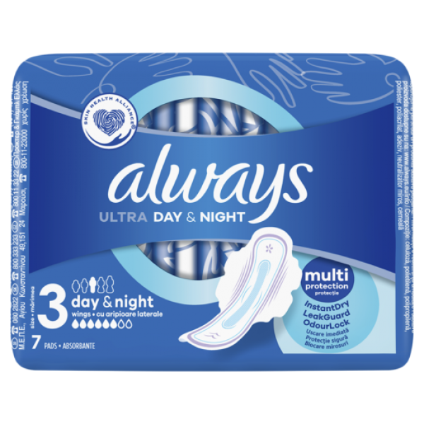 Always Absorbante Ultra Day-night 7buc/set 20/bax
