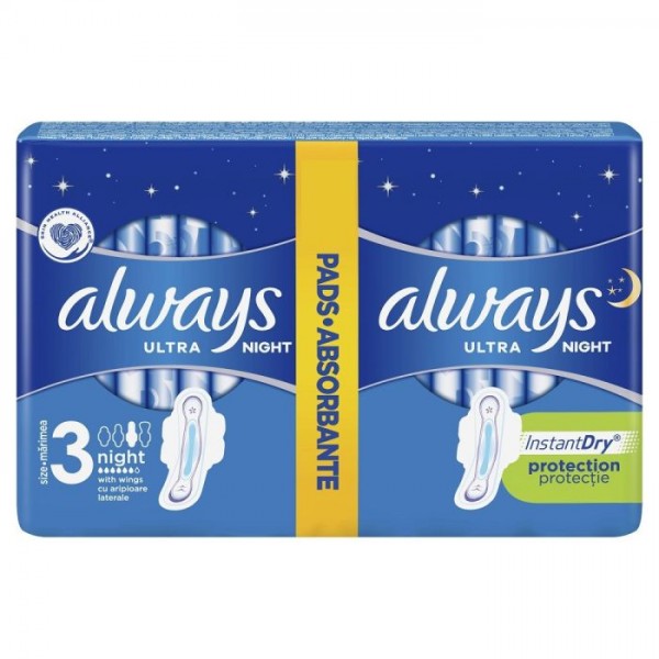Always Absorbante Ultra Night 12buc/set 12/bax