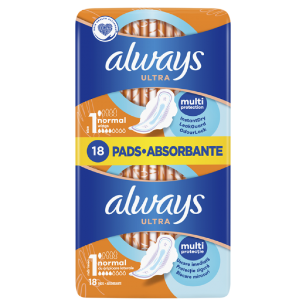 Always Absorbante Ultra Normal 18buc/set 12/bax