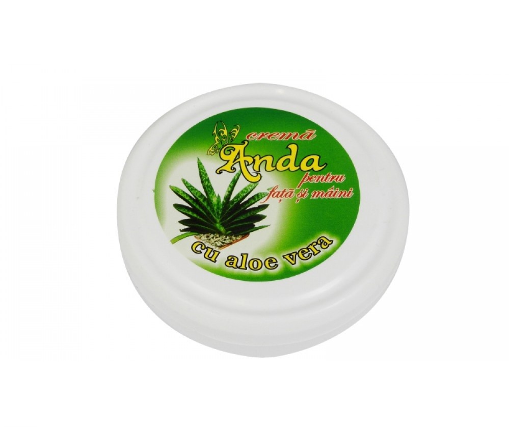 Anda Crema Fata Si Maini Aloe Vera 100ml 12/bax - LucidiusMarket
