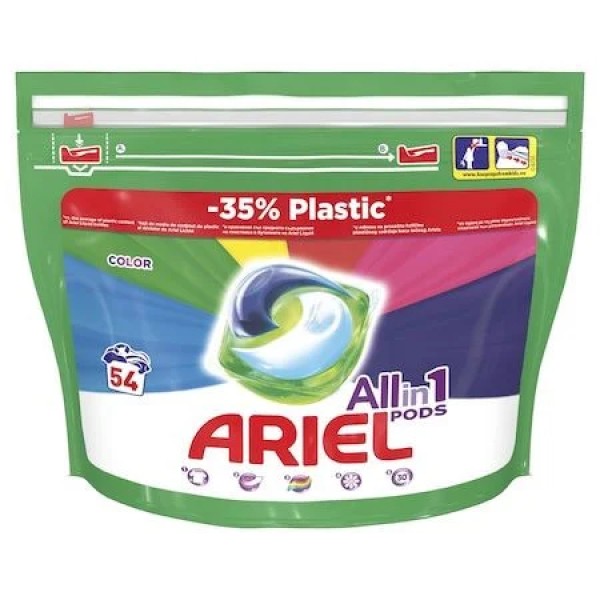 Ariel Detergent Capsule Original Allin1 54buc 2/bax