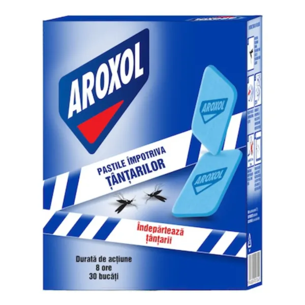 Aroxol Pastile Impotriva Tantarilor 30buc 12/bax