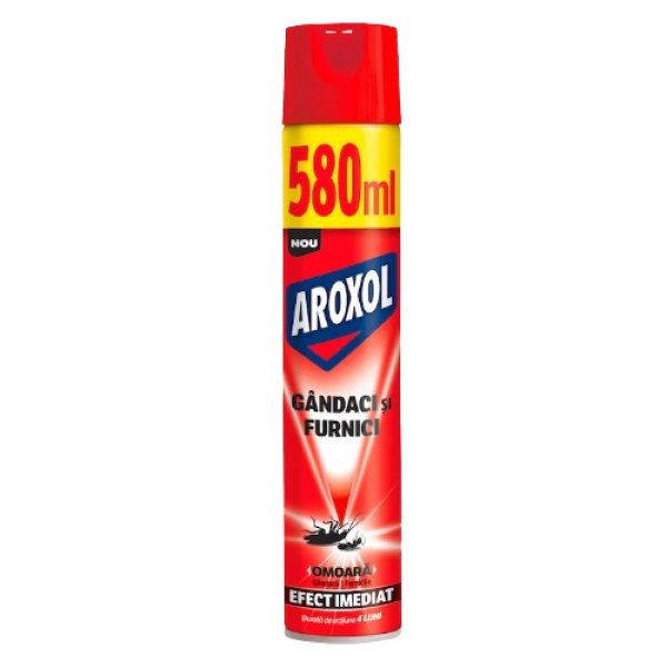 Aroxol Spray Impotriva Gandacilor Si Furnicilor 580ml 12/bax