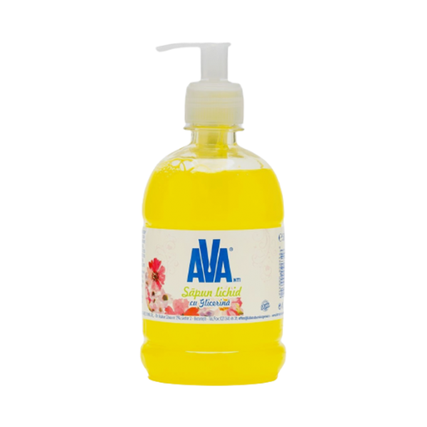 Ava Sapun Lichid Pompita Glicerina 500ml 8/bax