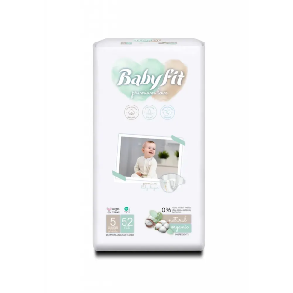 Babyfit Scutece Baby Pants Junior Nr.5 11-18kg 52buc/set 4/bax