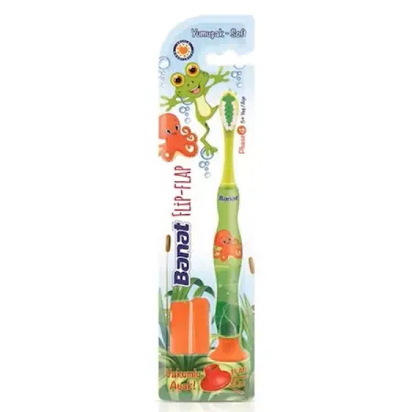 Banat Periuta Dinti Junior Flip Flap Soft 5ani+