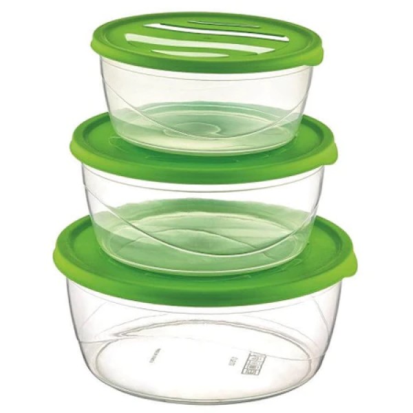 Bci Caserola Alimentara 3buc/set 0.7l/1.1l/1.75l 2149