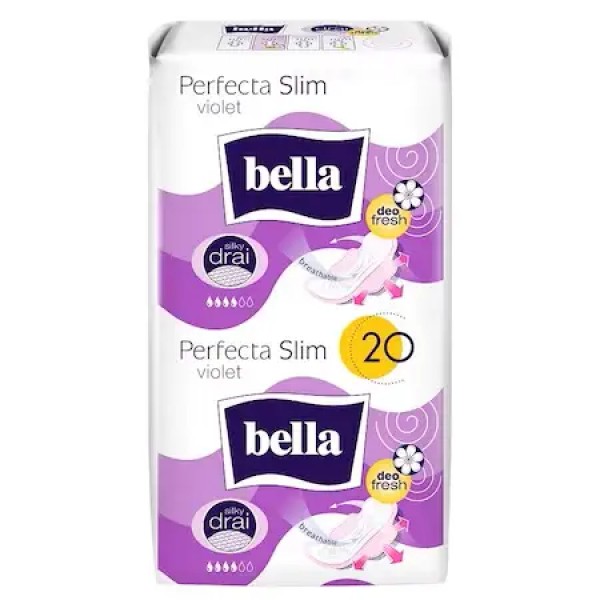 Bella Absorbante Perfecta Slim Violet 20buc/set 24/bax