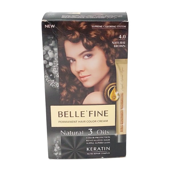 Belle' Fine Vopsea Par 4.0 Natural Brown 12/bax