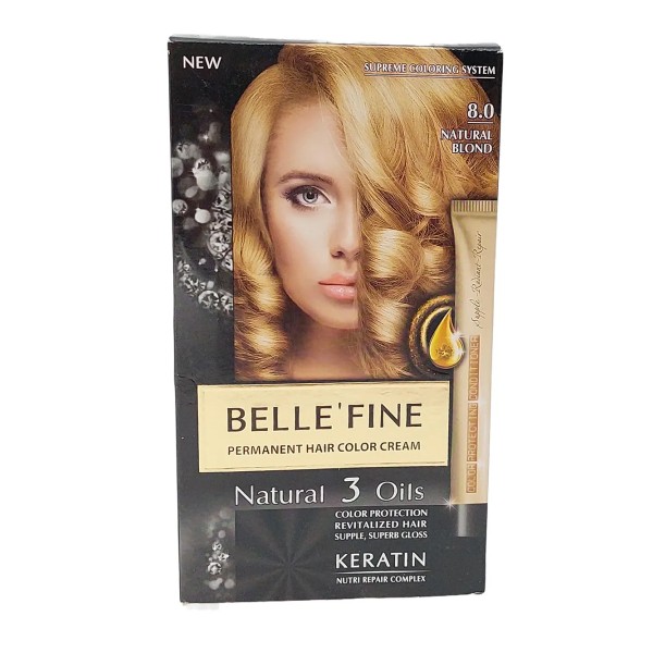Belle' Fine Vopsea Par 8.0 Natural Blond 12/bax - LucidiusMarket