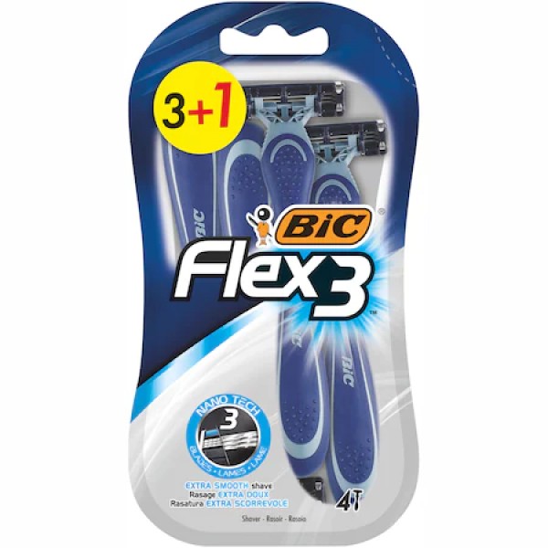 Bic Aparat Ras 3lame Flex 3 4buc/set 10/bax