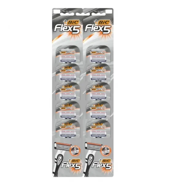 Bic Aparat Ras 5lame Flex 5 Nano Tech 10buc/set