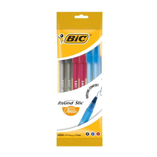 Bic Pix Round Stic Classic Asortate 6buc/set