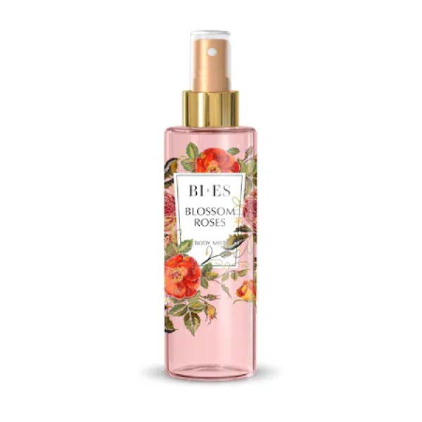Bi-es Blossom Roses Spray Corp Parfumat Cu Sclipici 200ml 12/bax