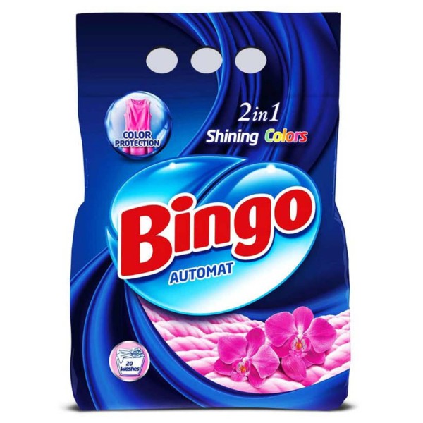 Bingo Detergent Automat All Colors 2kg 6/buc
