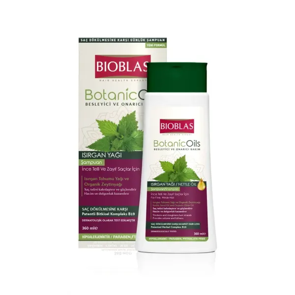 Bioblas Botanics Oils Sampon Par Urzica 360ml 24/bax
