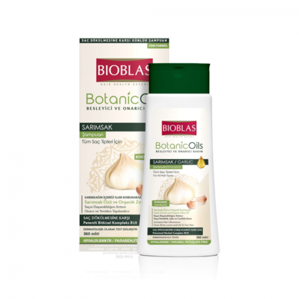Bioblas Botanics Oils Sampon Par Usturoi 360ml 24/bax
