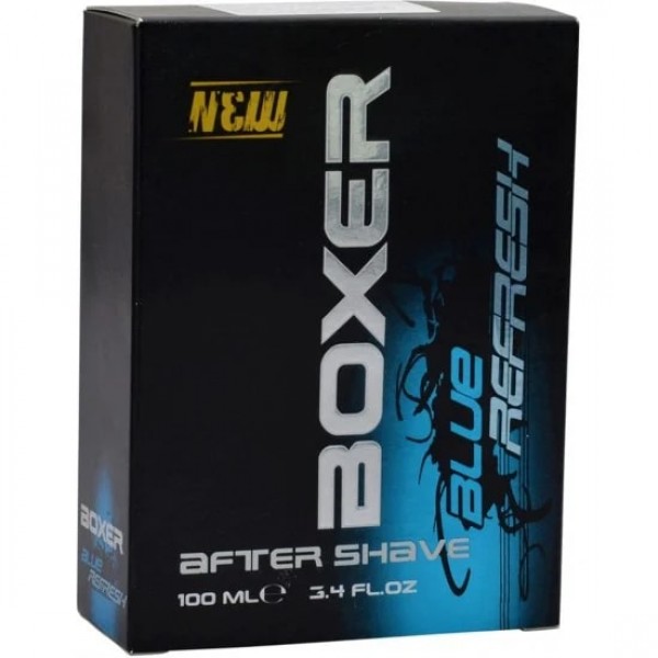 Boxer After Shave Blue Refresh 100ml 12/bax
