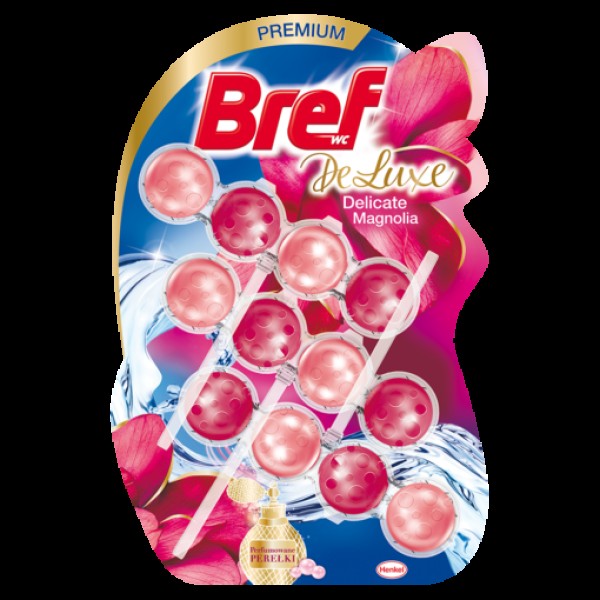 Bref Odorizant Wc Deluxe Magnolia 3x50g 9/bax