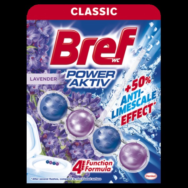 Bref Odorizant Wc Power Aktiv Lavanda 50gr 10/bax