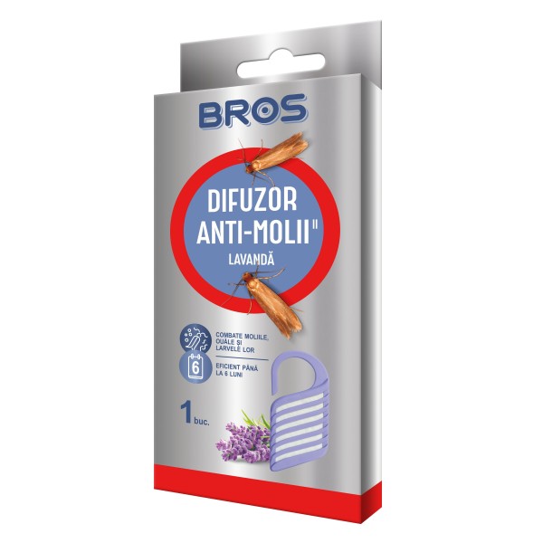Bros Difuzor Anti Molii Lavanda 30/bax
