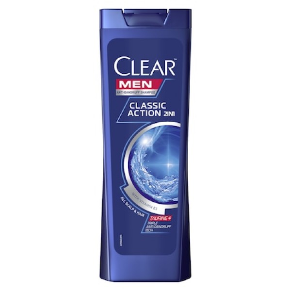 Clear Sampon Par Men Classic Action 2in1 250ml 12/bax