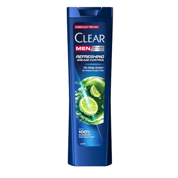 Clear Sampon Par Men Refreshing Grease 225ml 12/bax