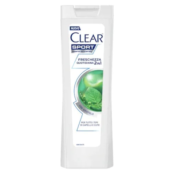 Clear Sampon Par Sport Freschezza 2in1 225ml 6buc/set 12/bax Clear Sampon Par Sport Freschezza 2in1 225ml 6buc/set 12/bax
