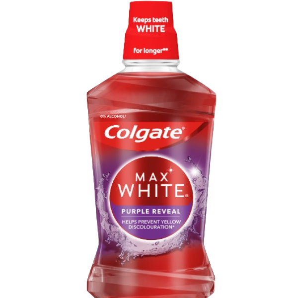 Colgate Apa Gura Max White Purple Reveal 500ml 12/bax