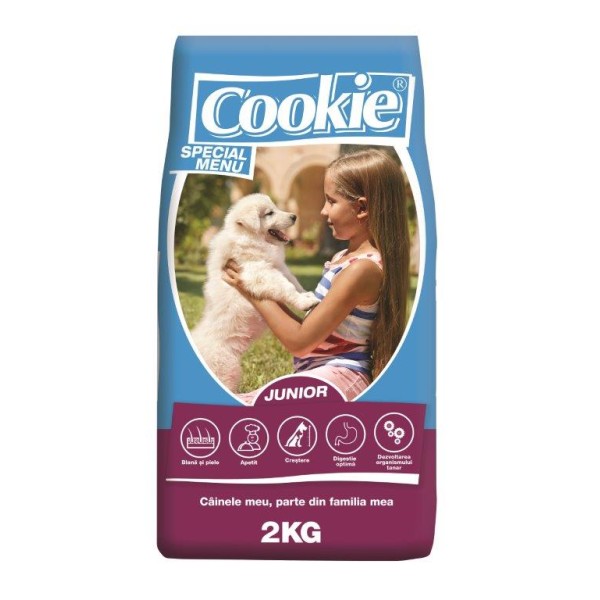 Cookie Hrana Uscata Vita Caini Junior 2kg